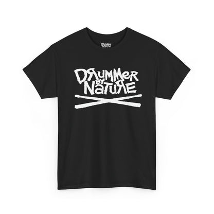 Drummer By Nature Shirt, Unisex Drummer T- Shirts,MusicianGift, Music Lover Graphic Tee, Black Streetwear