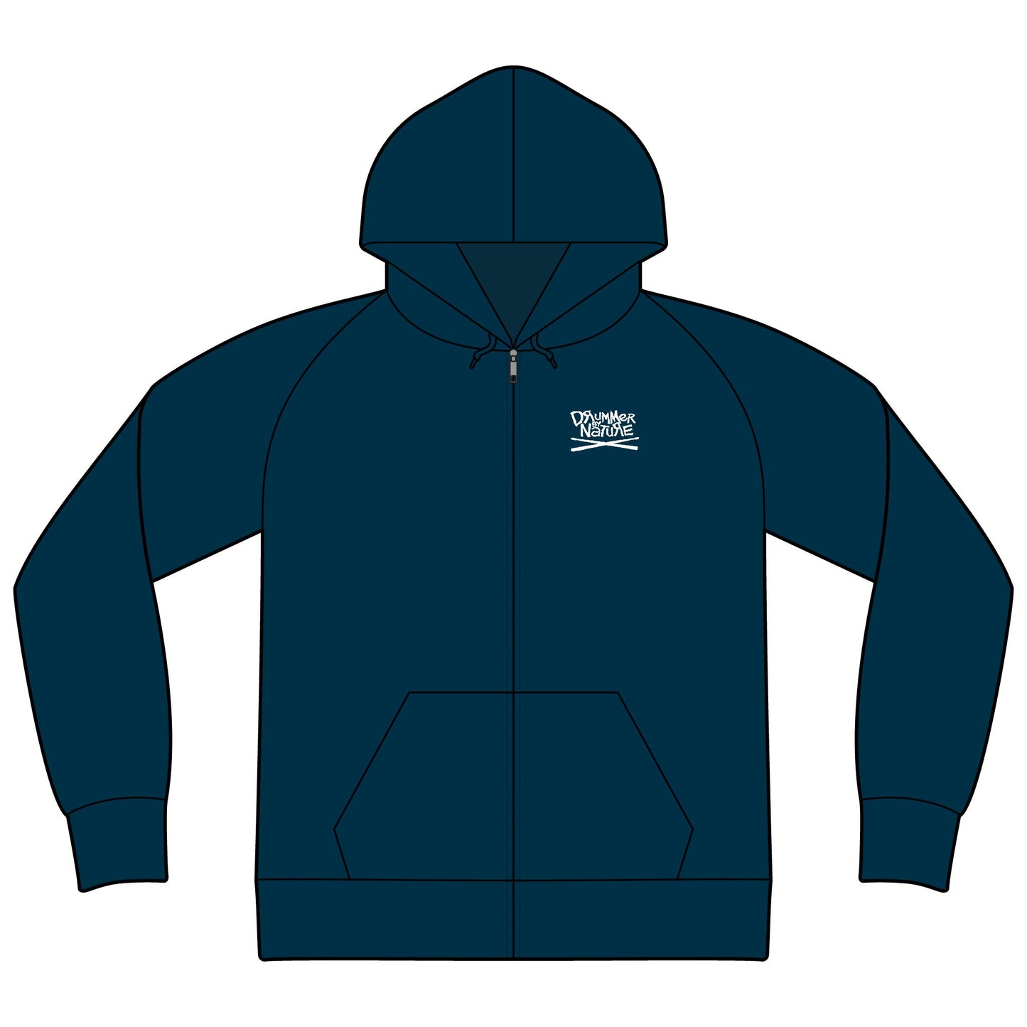 DBN Classic Signature Zip Hoodie