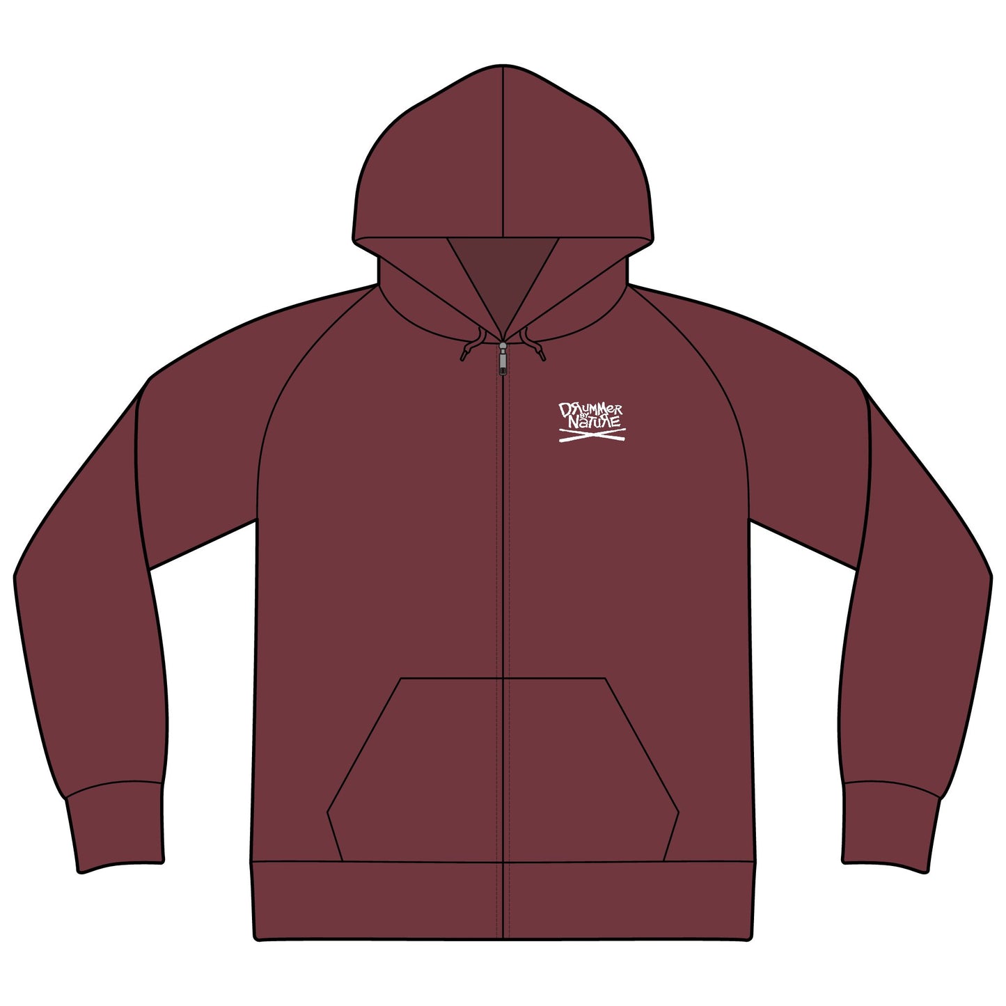 DBN Classic Signature Zip Hoodie