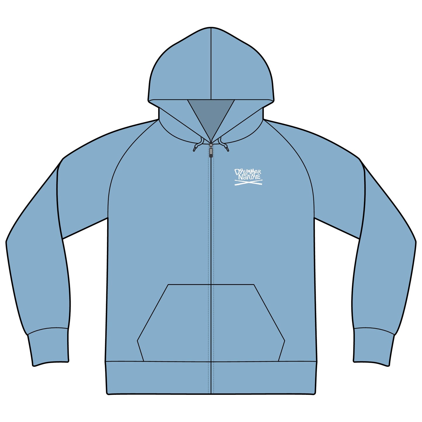 DBN Classic Signature Zip Hoodie